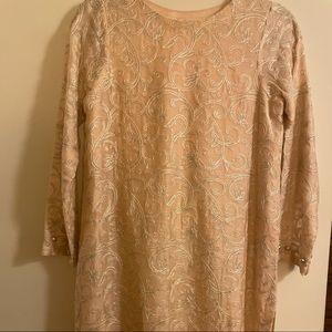 Peach Pakistani Dress / Shalwar Kameez for EID